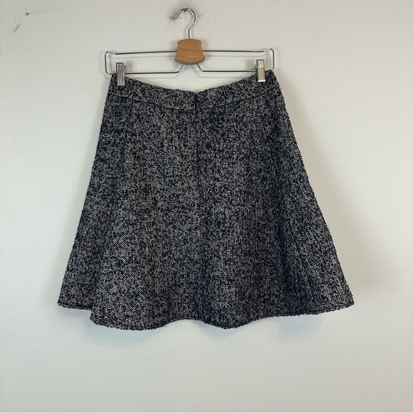 Ann Taylor | Navy Tweed Textured A-Line Skirt Size 2 Women's - Picture 4 of 5